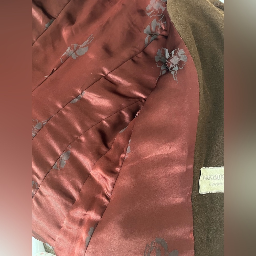 Brown Button-Up Coat - Picture 14 of 14
